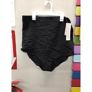 Dominique intimates 2XL black mesh shape wear high rise sculpting new JCPenney